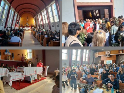 Domingo de Ramos en la Capilla Cristo Obrero