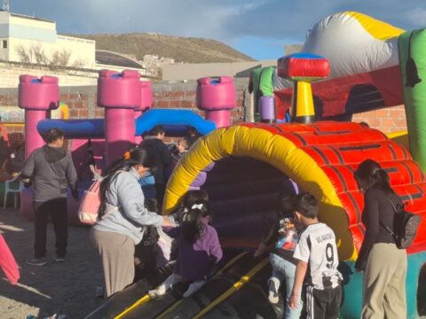 Bomberos Voluntarios cerró el Mes de las Infancias con una jornada de juegos y diversión