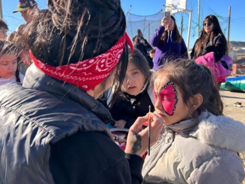 El día del niño también se celebró en el barrio 17 de octubre